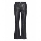 Billie Trouser Bottoms Trousers Leather Leggings-Byxor Svart MAUD