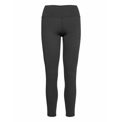 Black Flex Leggings Running/training Tights Svart Famme