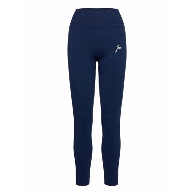 Black Vortex Leggings Running/training Tights Blå Famme