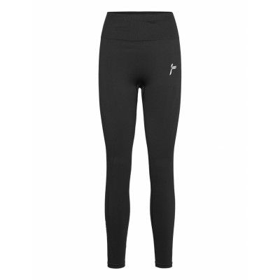 Black Vortex Leggings Running/training Tights Svart Famme