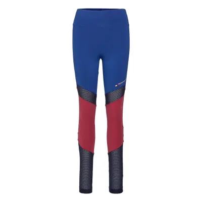 Blocked Legging Full Running/training Tights Blå Tommy Sport