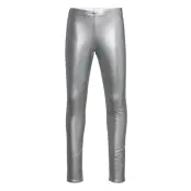 Boboli Leggings Fake Fur Stretch For Girl - Silver - 162