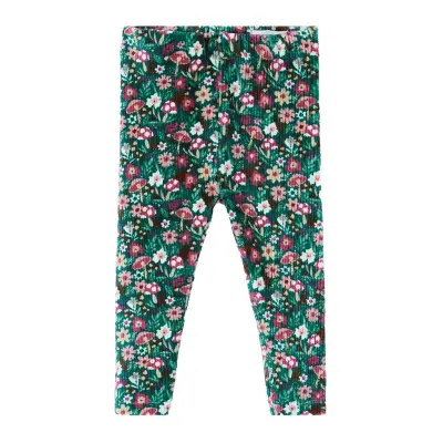 Boboli Stretch Corduroy Leggings - Purple - 128