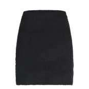 Bubbleroom Brielle Short Knitted Skirt - Black - M