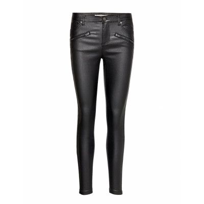 Bylola Bykiko Deco Zip - Leather Leggings/Byxor Svart B.young