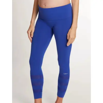 Cache Coeur Maternity Leggings Sport Woma - Blue - M Regular