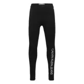 Calvin Klein Logo Legging - Black - 128