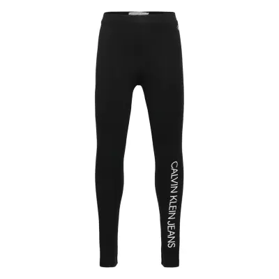 Calvin Klein Logo Legging - Black - 128