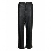 Camilla Trousers Bottoms Trousers Leather Leggings-Byxor Black Twist & Tango