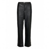 Camilla Trousers Bottoms Trousers Leather Leggings-Byxor Svart Twist & Tango