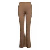 Camoua Trousers 13053 *Villkorat Erbjudande Utsvängda Byxor Brun Samsøe Samsøe
