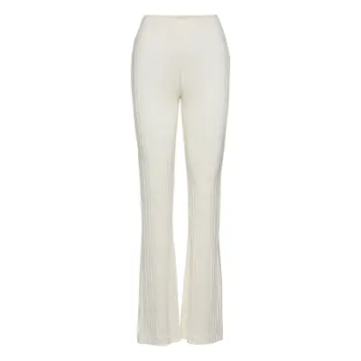 Camoua Trousers 13053 Utsvängda Byxor Creme Samsøe Samsøe