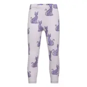 Capri Leggings Aop Cats Leggings Lila Lindex