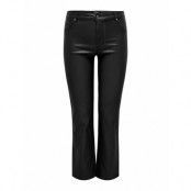 Caraugusta Hw Straight Rock C Bjbox Bottoms Trousers Leather Leggings-Byxor Svart ONLY Carmakoma