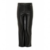 Carblake Mw Flared Pin Faux Lea Pant Bottoms Trousers Leather Leggings-Byxor Svart ONLY Carmakoma