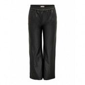 Carpopstar Mw Wide Coated Wvn Trousers Leather Leggings/Byxor Svart ONLY Carmakoma