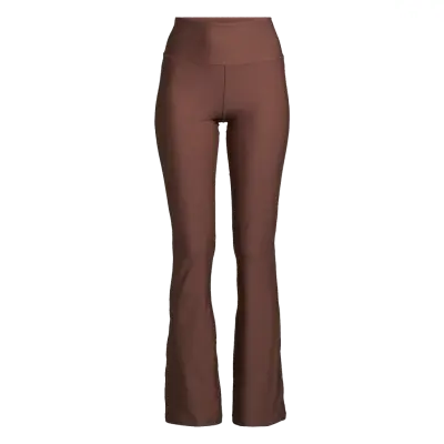 Casall Flare High Waist Pant - Brown - 36