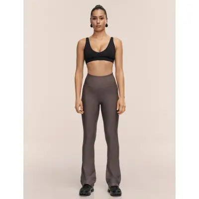 Casall Flare High Waist Pant - Grey - 44