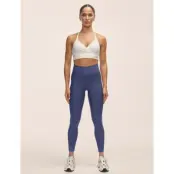 Casall Graphic High Waist Tights - Blue - 42