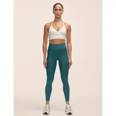 Casall Graphic High Waist Tights - Green - 34