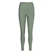 Casall Overlap High Waist Tights - Green - 36