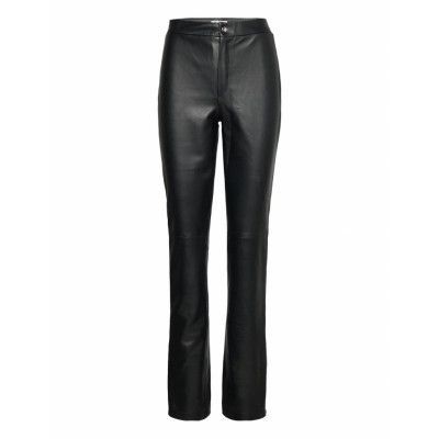 Cassidy Leather Trouser Bottoms Trousers Leather Leggings-Byxor Black Filippa K