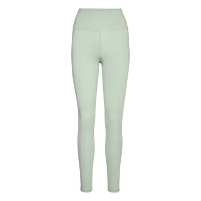 Cassie High Waist Leggings Leggings Grön Gina Tricot