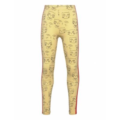 Mini Rodini Cathlethes Aop Leggings Gul