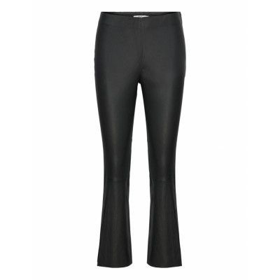 Coster Copenhagen Cc Heart Cropped Leather Leggings - Svart