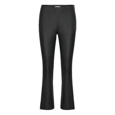 Coster Copenhagen Cc Heart Cropped Leather Leggings - Svart
