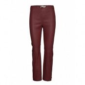 Cedar Pant Trousers Leather Leggings/Byxor Röd InWear