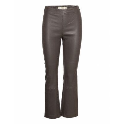Cedar Pant Trousers Leather Leggings/Byxor Brun InWear