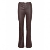 Cedariw Long Pants *Villkorat Erbjudande Trousers Leather Leggings/Byxor Brun InWear