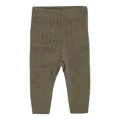 CeLaVi Leggings - Knitted Khaki Green