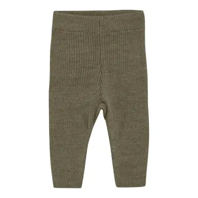 CeLaVi Leggings - Knitted Khaki Green