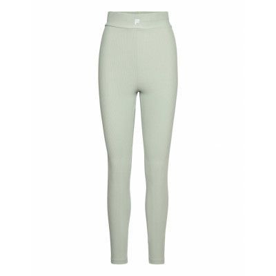 Cervia High Waist Leggings Sport Running-training Tights Green FILA