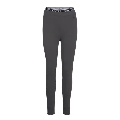 Chain Logo Flegging Leggings Svart Hollister