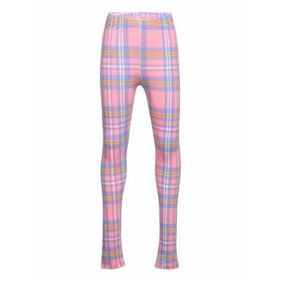 Check Aop Leggings Leggings Multi/mönstrad Mini Rodini