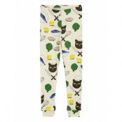 Chef Cat Aop Leggings Bottoms Leggings Gul Mini Rodini