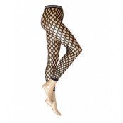 Ck Lulu Fishnet Logo Leggings Lingerie Pantyhose & Leggings Svart Calvin Klein Socks