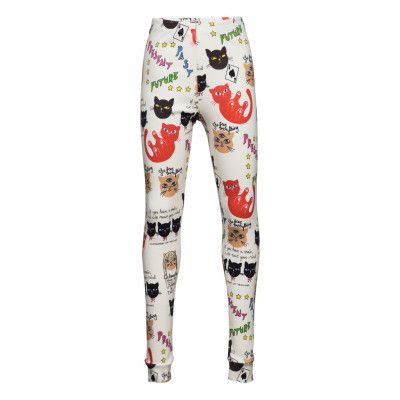 Mini Rodini Clairvoyant Cats Aop Leggings Multi/patterned