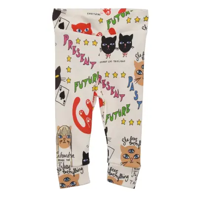 Mini Rodini Clairvoyant Cats Aop Nb Leggings Multi/patterned