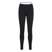 Classic Leggings_B Trousers Leather Leggings/Byxor Svart HUGO BLUE