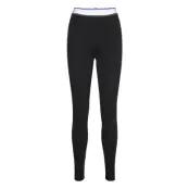 Classic Leggings_B Trousers Leather Leggings/Byxor Svart HUGO BLUE