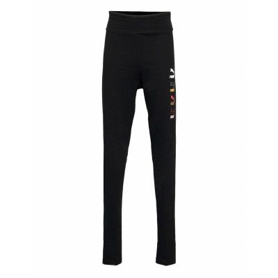 Classics Graphics Leggings G Leggings Svart PUMA