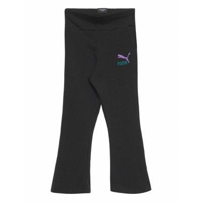 Classics Grl Flared Leggings G Leggings Svart PUMA