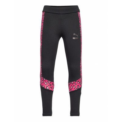 Classics Summer Roar Leggings G Leggings Svart PUMA