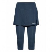 Club 3/4 Tights Skort Women Sport Short Blue Head