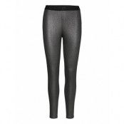 Coated Milano Legging Leggings Svart Calvin Klein Jeans