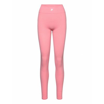 Coimbra Leggings Seamless Sport Running-training Tights Seamless Tights Pink FILA